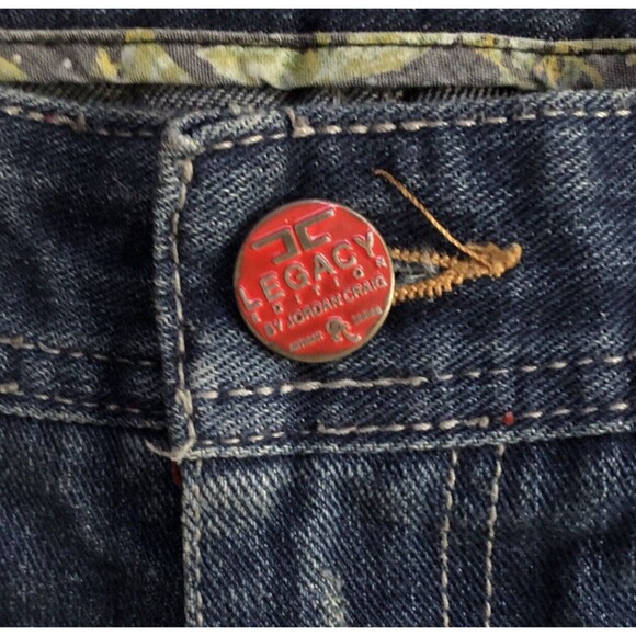 Jordan Craig Legacy Edition Jeans Mens 34x32 Artisan Series Bleached Distressed - Picture 7 of 16